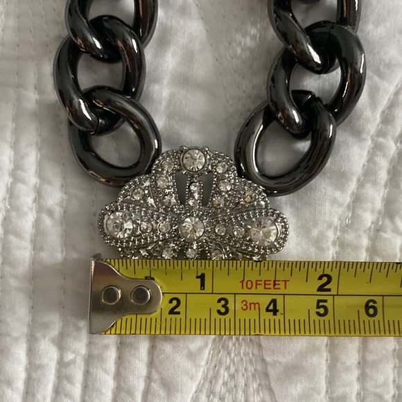 NWOT Lia Sophia chunky Necklace with Pendant - Picture 8 of 8